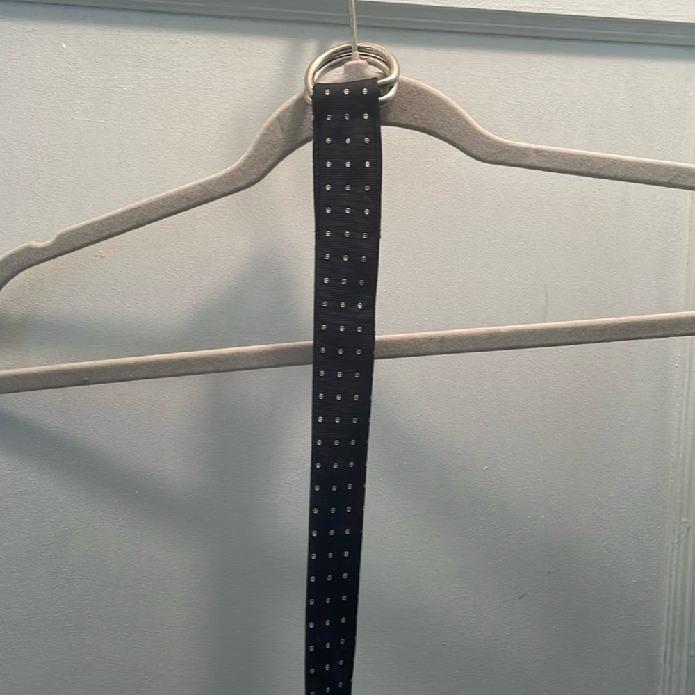 J.Crew Long Navy Blue and White Belt